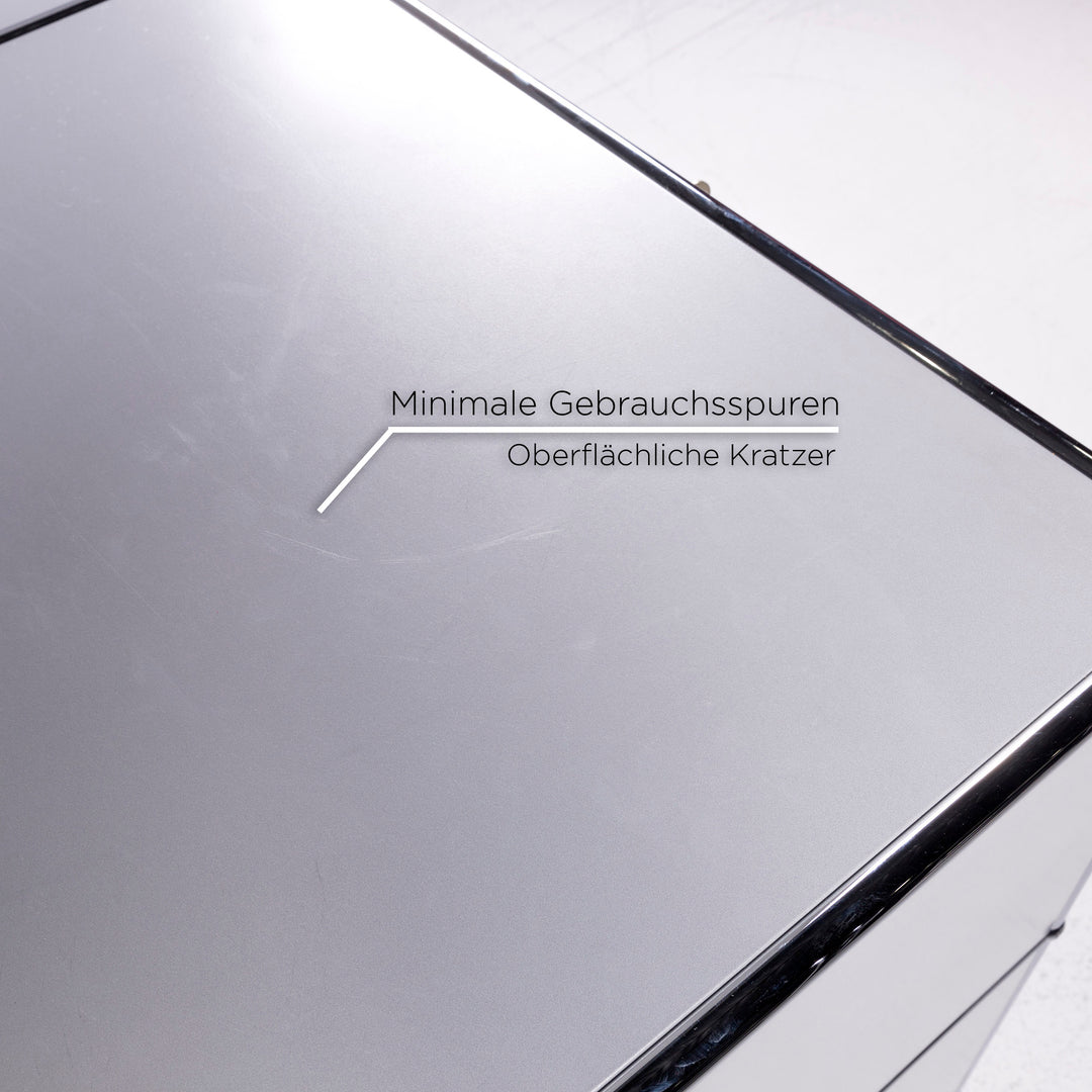USM Haller Designer Metall Sideboard Grau Schubladen #9369