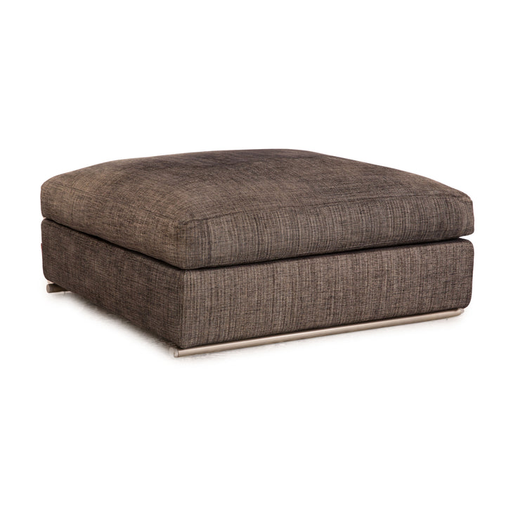 Tabouret en tissu Flexform Groundpiece gris