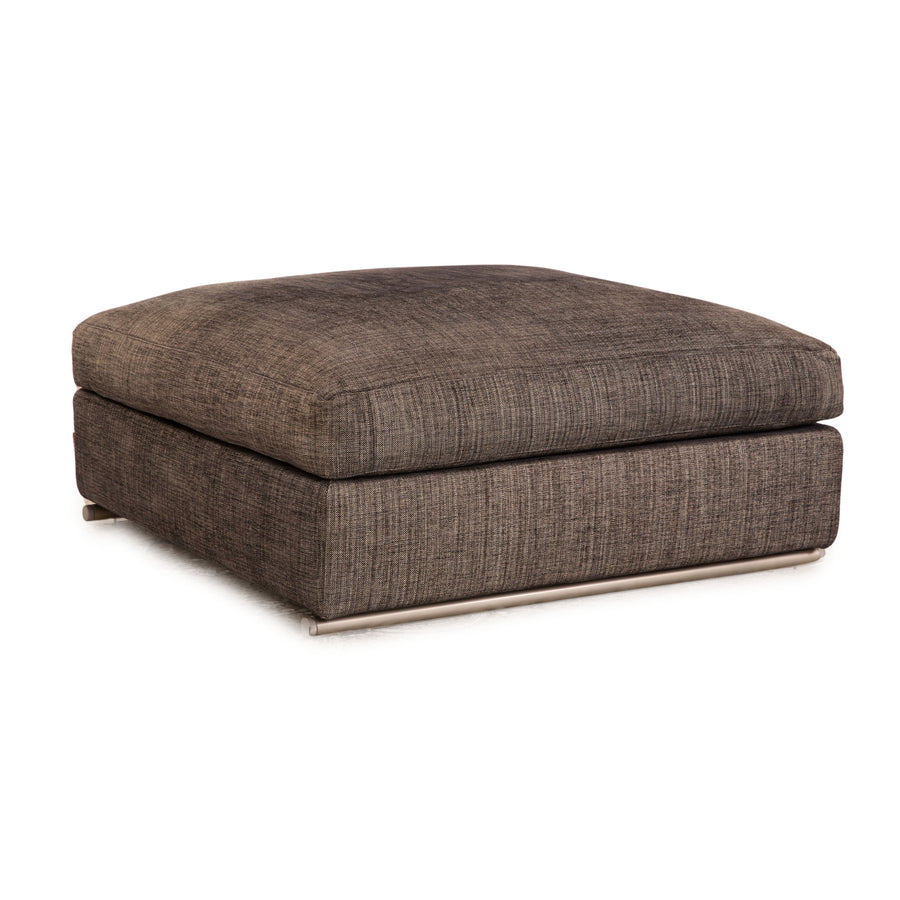 Tabouret en tissu Flexform Groundpiece gris