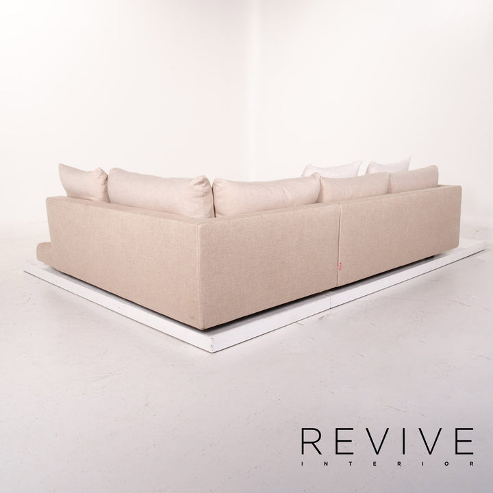Flexform Long Island Stoff Ecksofa Creme Sofa Couch #14900