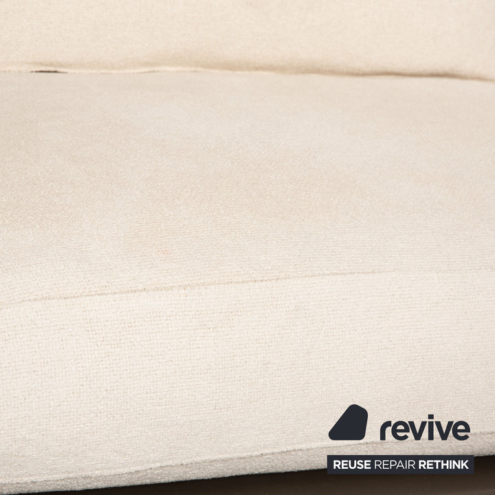 Canapé 4 places Flexform Softdream en tissu crème