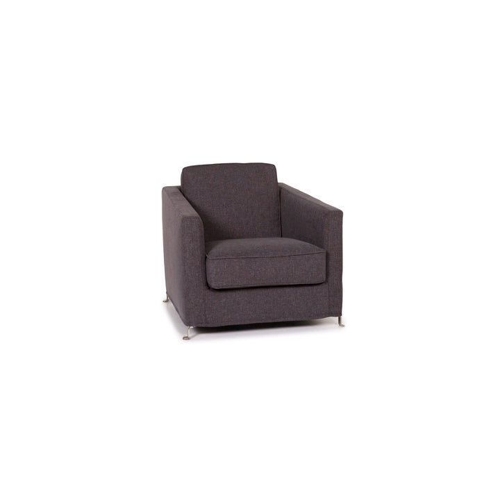 Flexform Fabric Armchair Gray Anthracite #12565