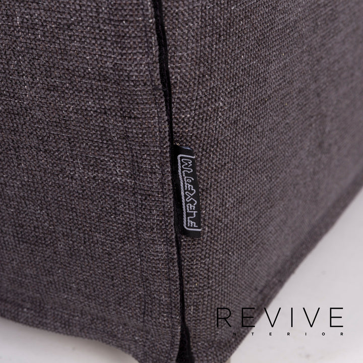 Flexform Fabric Armchair Gray Anthracite #12565