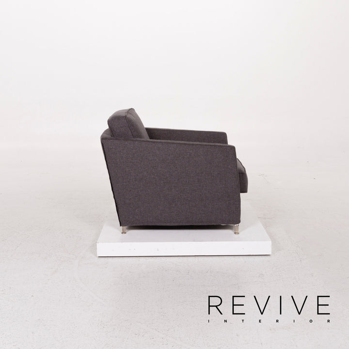 Flexform Fabric Armchair Gray Anthracite #12565