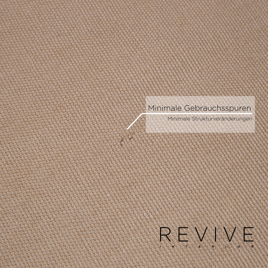 Flexform Fabric Sofa Beige Corner Sofa #14054
