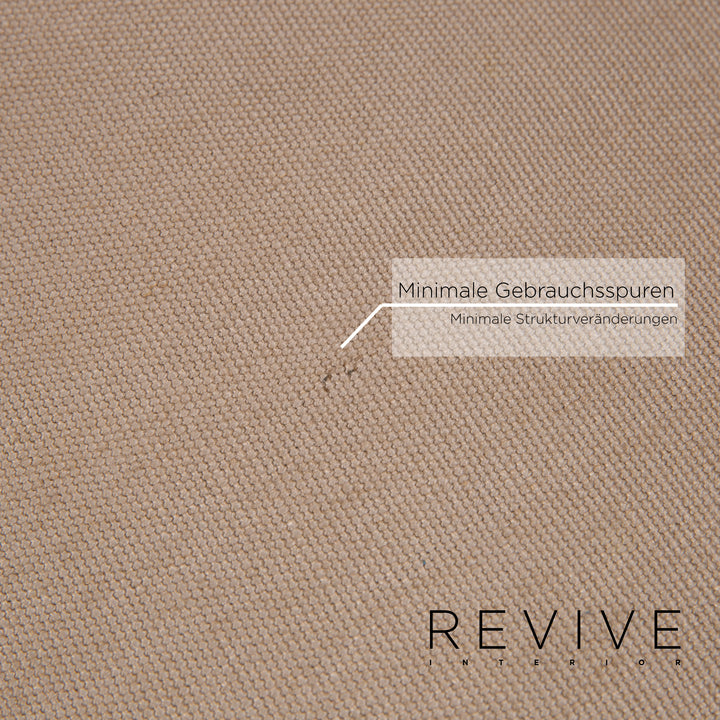 Flexform Fabric Sofa Beige Corner Sofa #14054