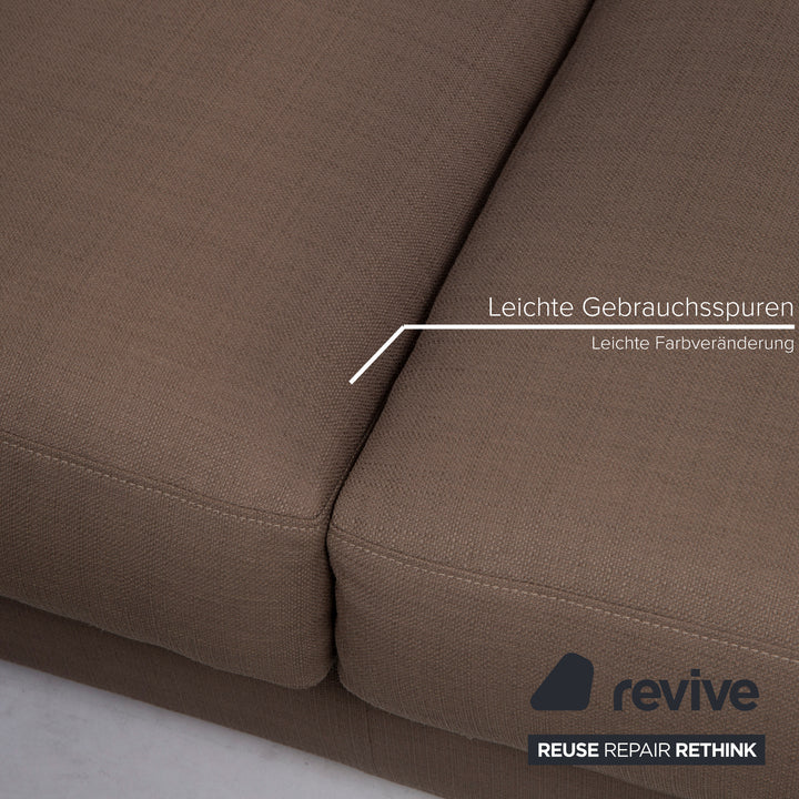 Canapé en tissu Flexform beige deux places #15047
