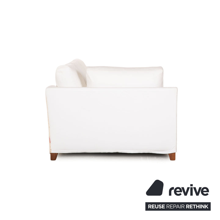 Chaise longue en tissu Flexform Victor blanc
