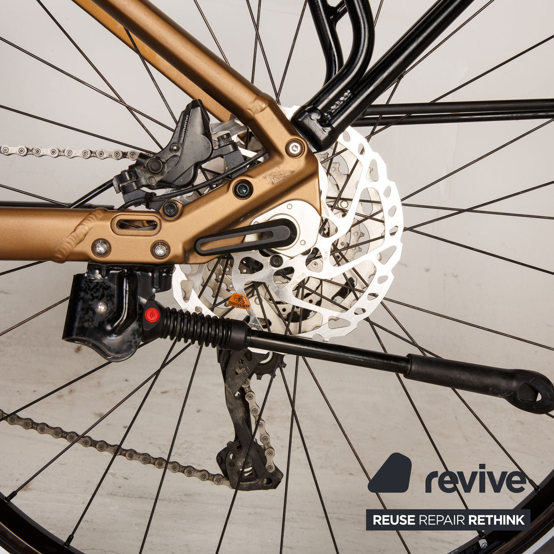 Flyer Goroc2 2.10 2021 Aluminum E-Trekking Bike Gold RG XL Bicycle