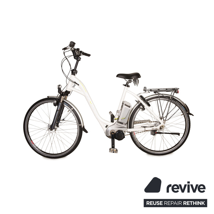 Vélo de ville électrique FLYER T 8 2017 en aluminium blanc RH 54