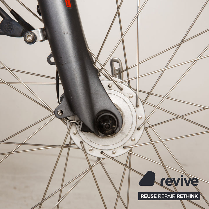 Vélo de ville électrique FLYER T 8 2017 en aluminium blanc RH 54