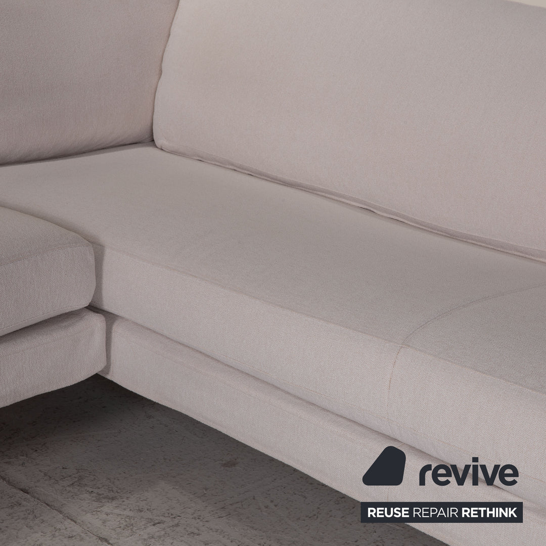 FSM Clarus Stoff Sofa Creme Ecksofa Couch