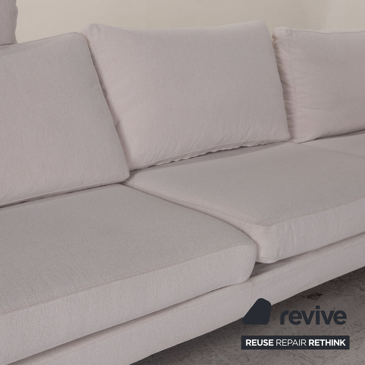 FSM Clarus Stoff Sofa Creme Ecksofa Couch