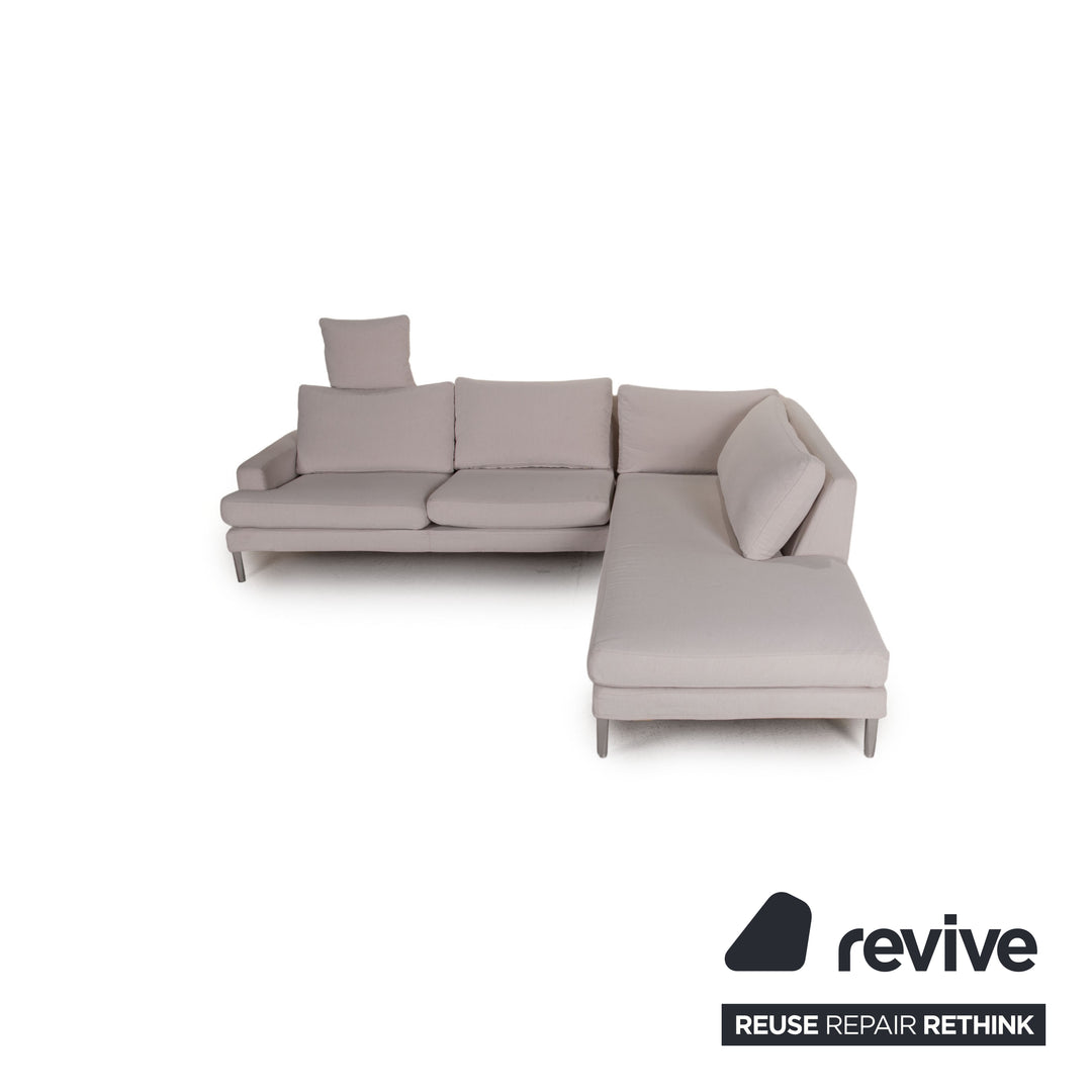 FSM Clarus Stoff Sofa Creme Ecksofa Couch