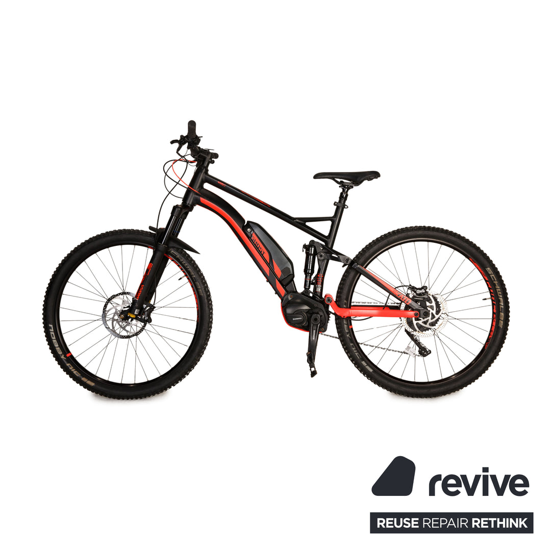 Ghost HYBRIDE KATO FS S4.9 2018 Aluminium E-Mountainbike Schwarz Rot RG XL Fahrrad Fully