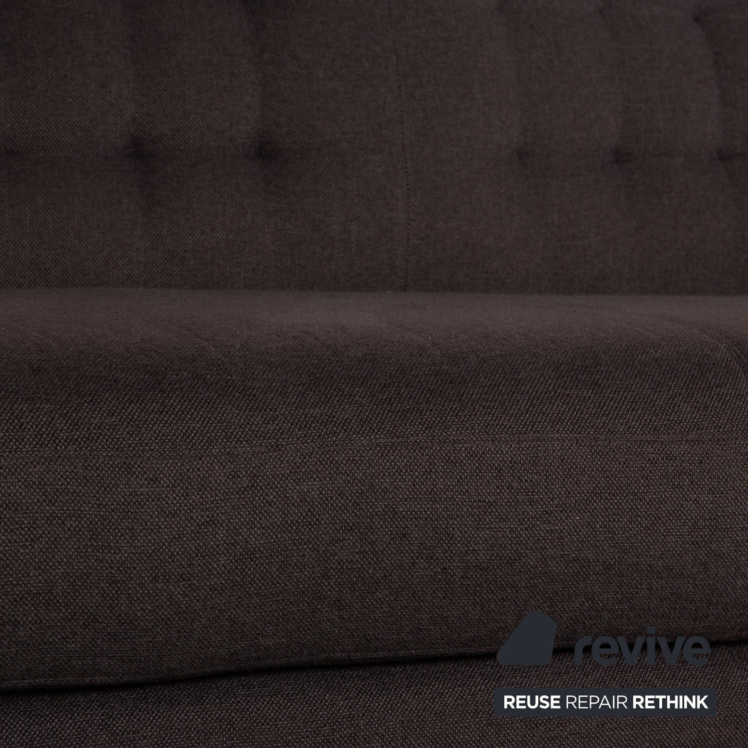 Habitat Balthasar Stoff Sofa Grau Dreisitzer Couch