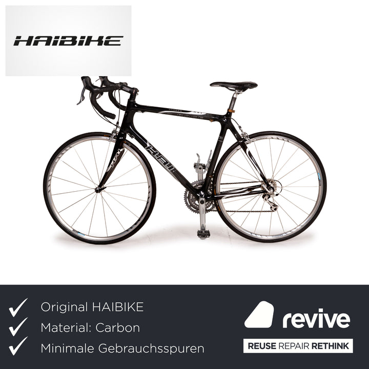 Haibike Q Race 2011 Carbon Road Bike Black RH 58cm 28" Bicycle