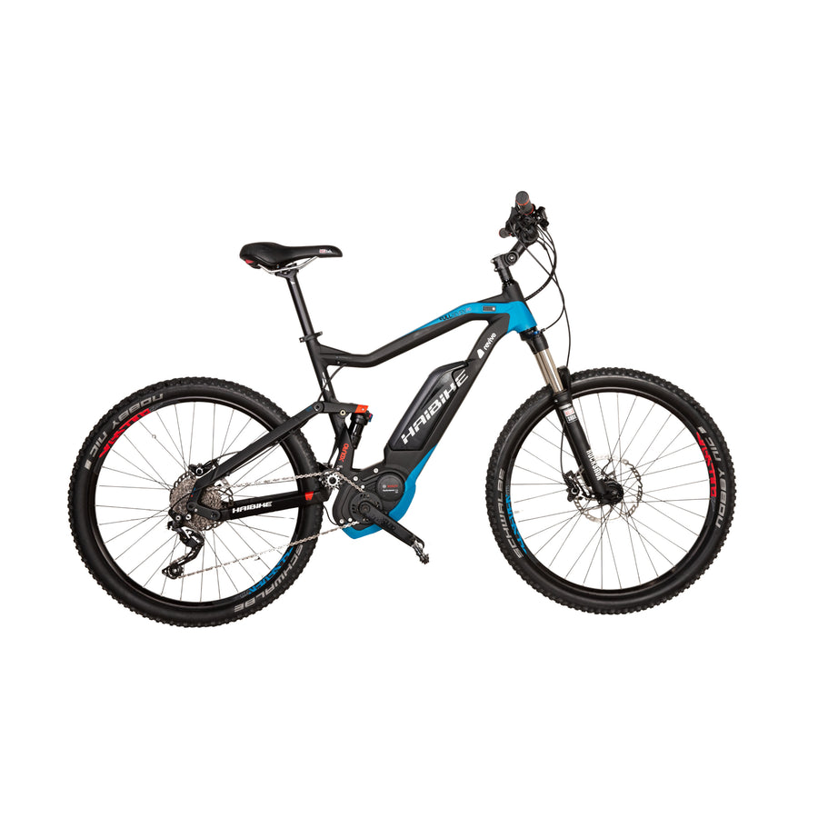 Haibike XDURO FULLSEVEN RC 2016 VTT électrique en aluminium noir bleu RH 50 vélo entièrement