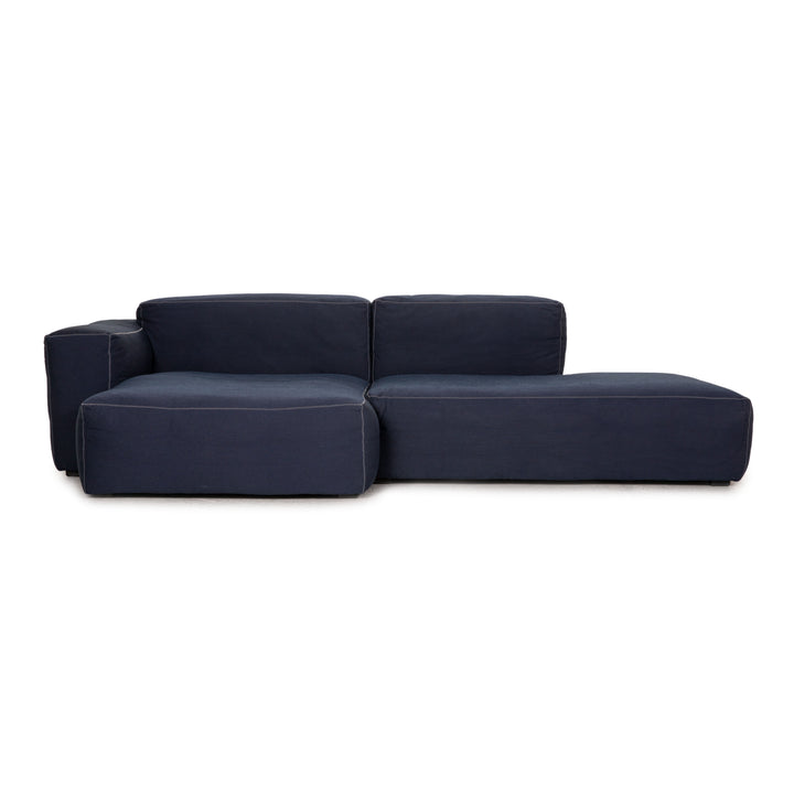 Hay Mags Fabric Sofa Blue Corner Sofa Couch