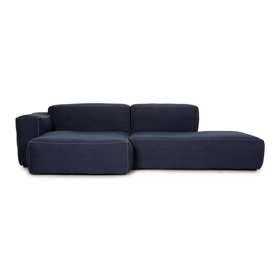 Hay Mags Fabric Sofa Blue Corner Sofa Couch