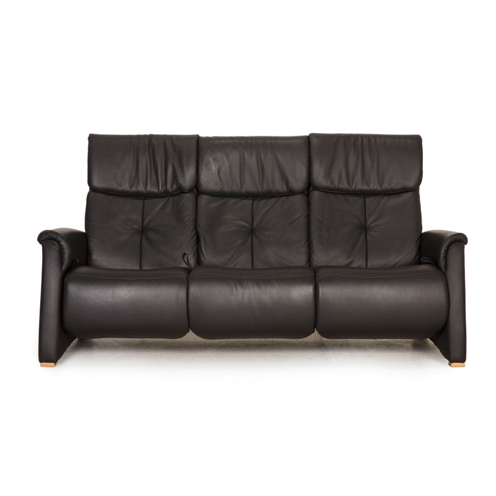 Himolla Cumuly Canapé en Cuir Anthracite Fonction Canapé 3 Places
