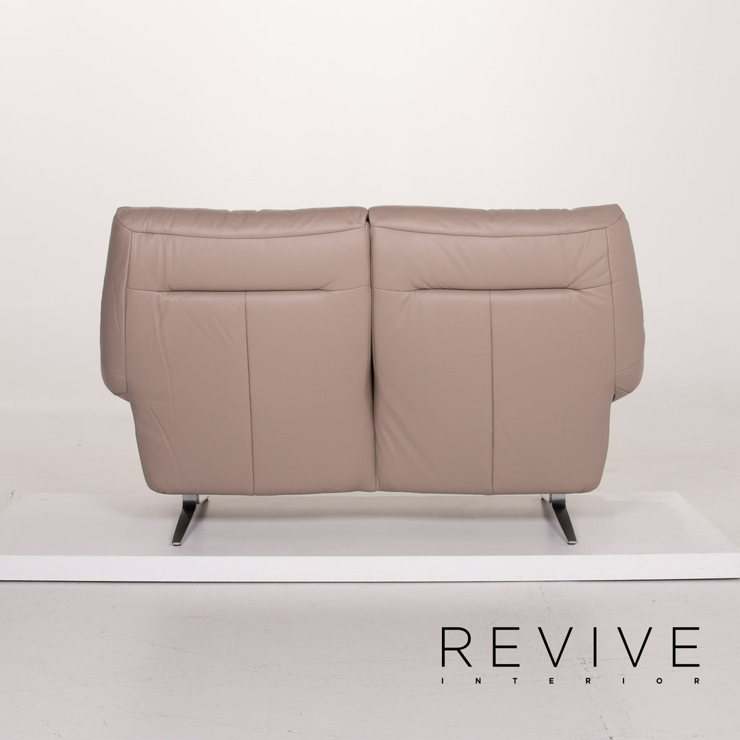 Himolla Easy Comfort 4600 ensemble canapé en cuir Beige trois places deux places fonction électrique Easy Comfort #14199