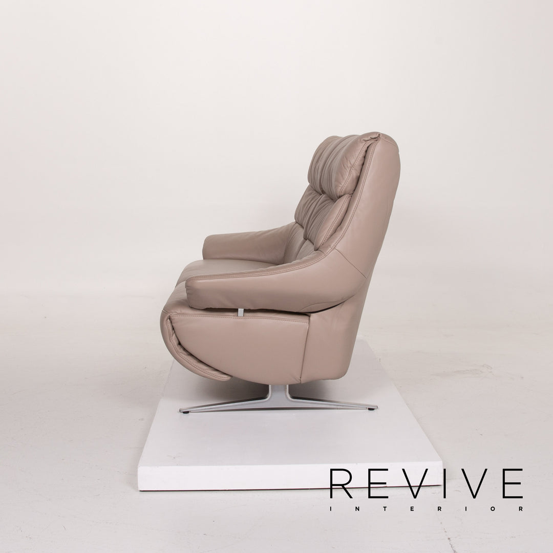 Himolla Easy Comfort 4600 ensemble canapé en cuir Beige trois places deux places fonction électrique Easy Comfort #14199