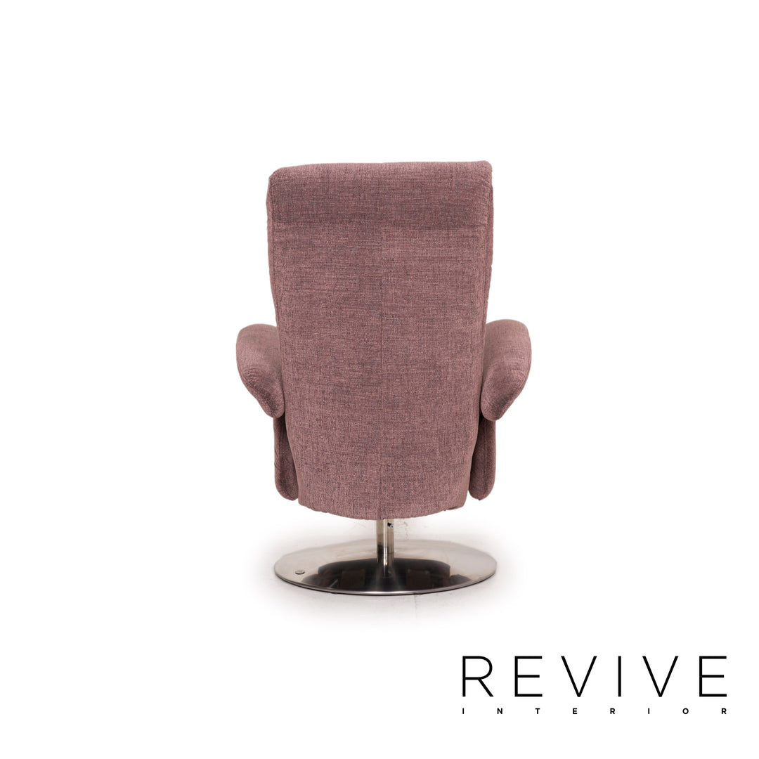 Himolla Hurley Stoff Sessel Rosé Relaxfunktion