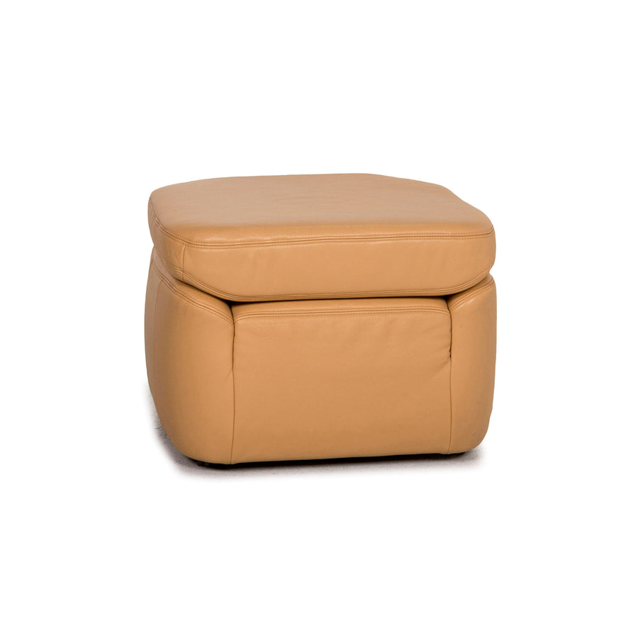 Himolla Leder Hocker Sessel Beige Funktion #12654