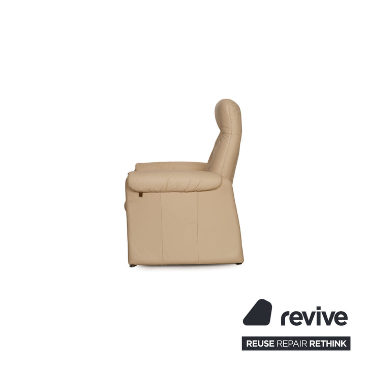 Himolla leather armchair cream