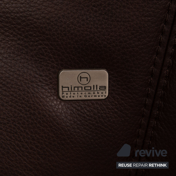 Himolla Soft Leder Zweisitzer Braun Sofa Couch