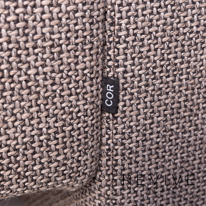 Cor Conseta Stoff Sessel Braun Hellbraun #12026