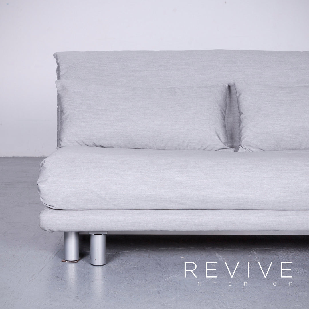 ligne roset Multy Designer Stoff Sofa Grau Dreisitzer Couch #5678