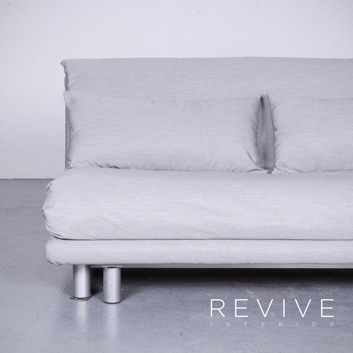 ligne roset Multy Designer Stoff Sofa Grau Dreisitzer Couch #5678
