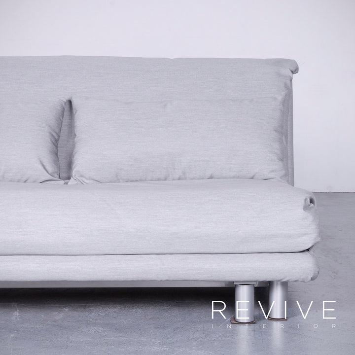 ligne roset Multy Designer Stoff Sofa Grau Dreisitzer Couch #5678
