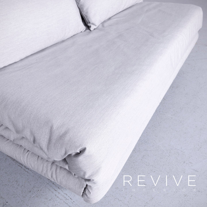 ligne roset Multy Designer Stoff Sofa Grau Dreisitzer Couch #5678