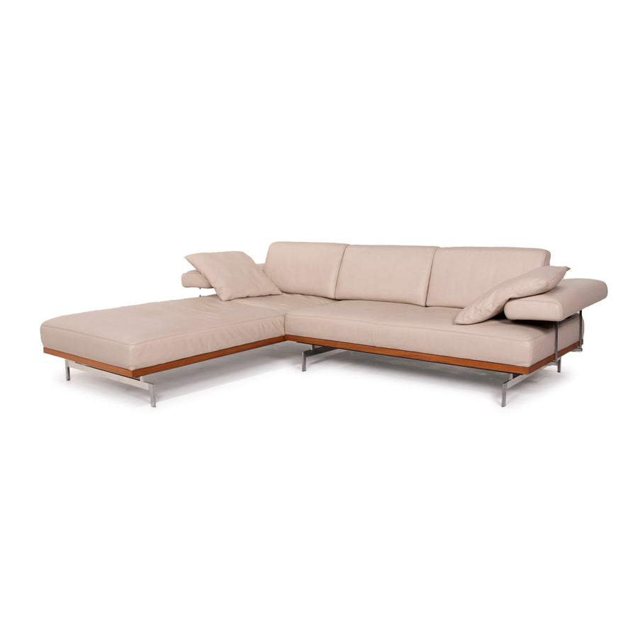 Joop! 24/7 Leder Sofa Creme Ecksofa Funktion