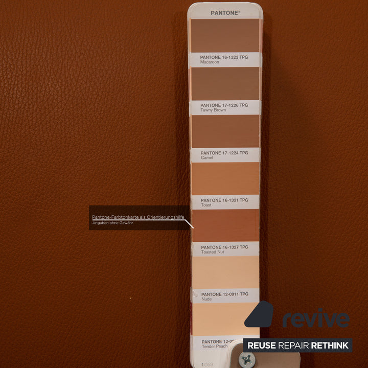 Joop! Leder Hocker Cognac