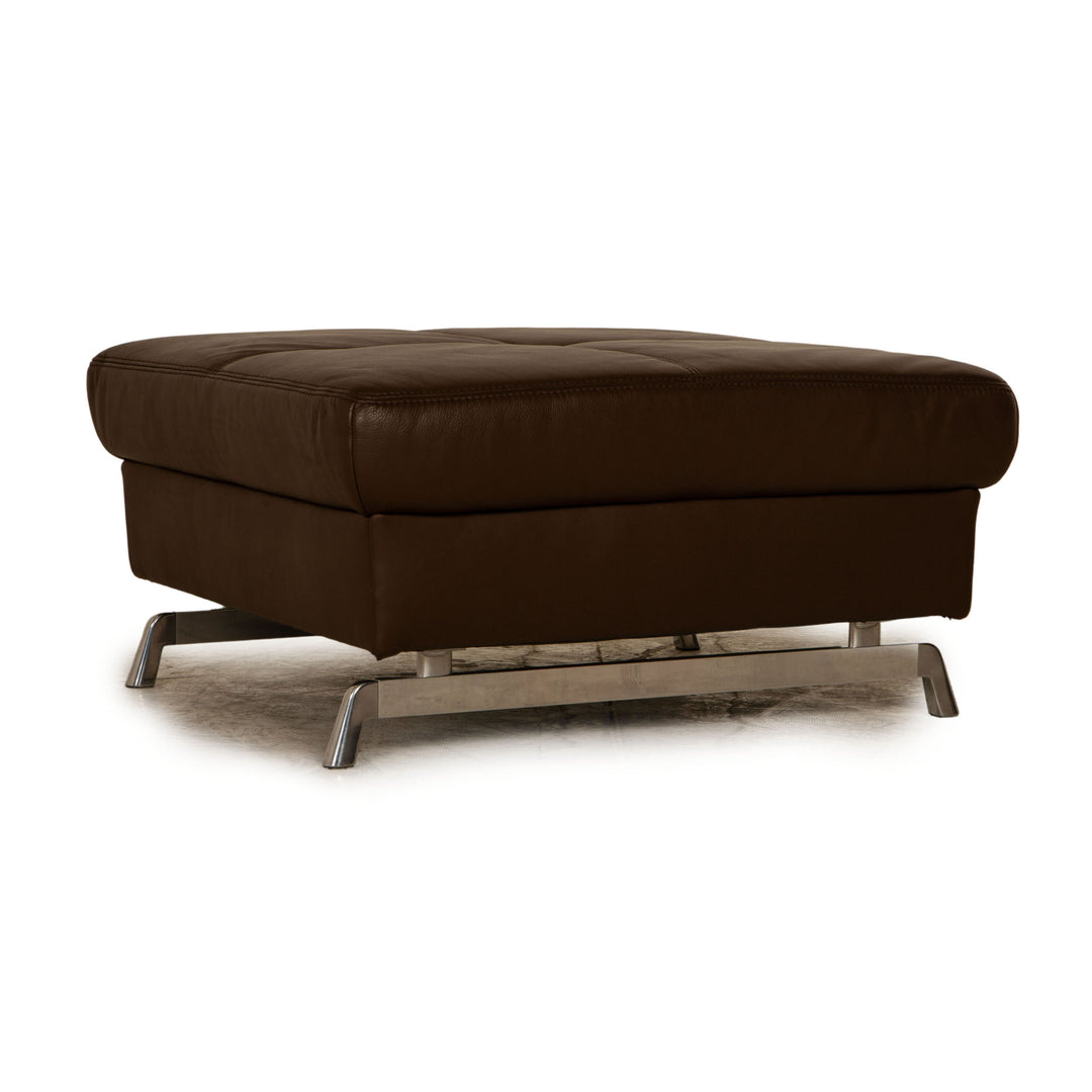 Joop! Loft Leder Hocker Braun
