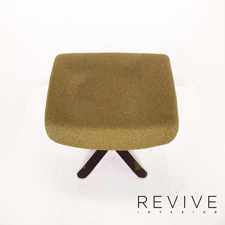 Ouais! Tabouret en tissu Ottoman vert #13779