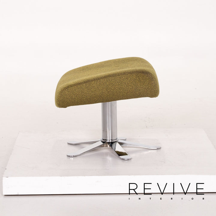 Ouais! Tabouret en tissu Ottoman vert #13779