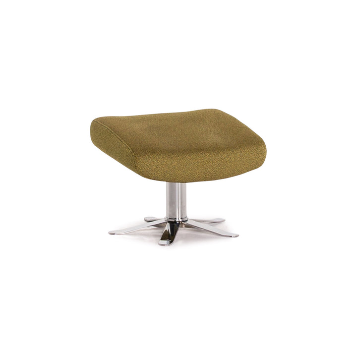 Ouais! Tabouret en tissu Ottoman vert #13779