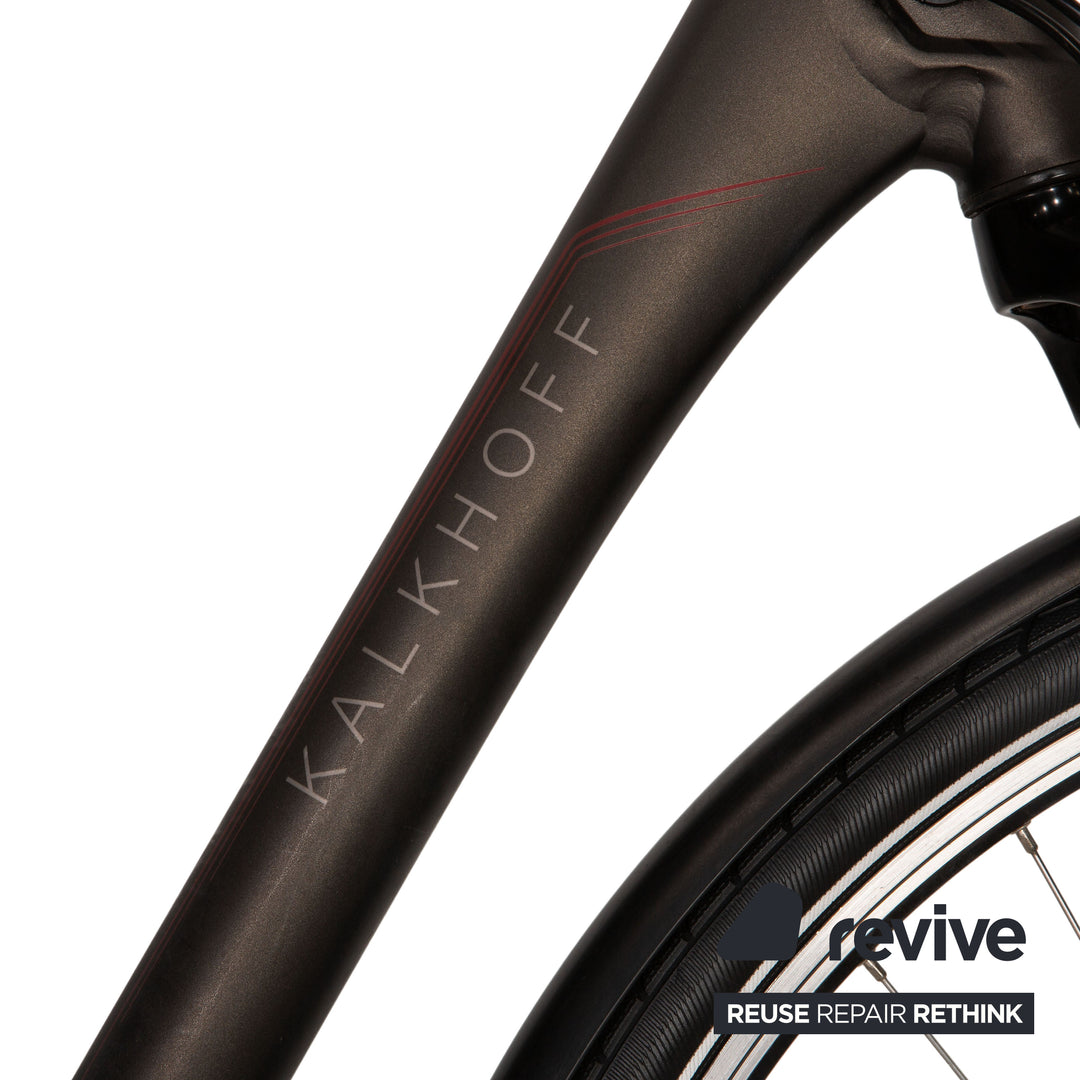 Kalkhoff Agattu I7R HS 2017 Aluminium E-City Bike Schwarz RH 50 Fahrrad