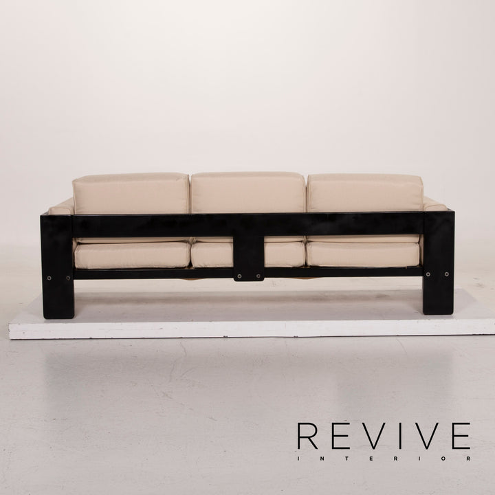 Knoll International Bastiano Stoff Sofa Garnitur Creme 1x Dreisitzer 1x Zweisitzer Neubezug #15395