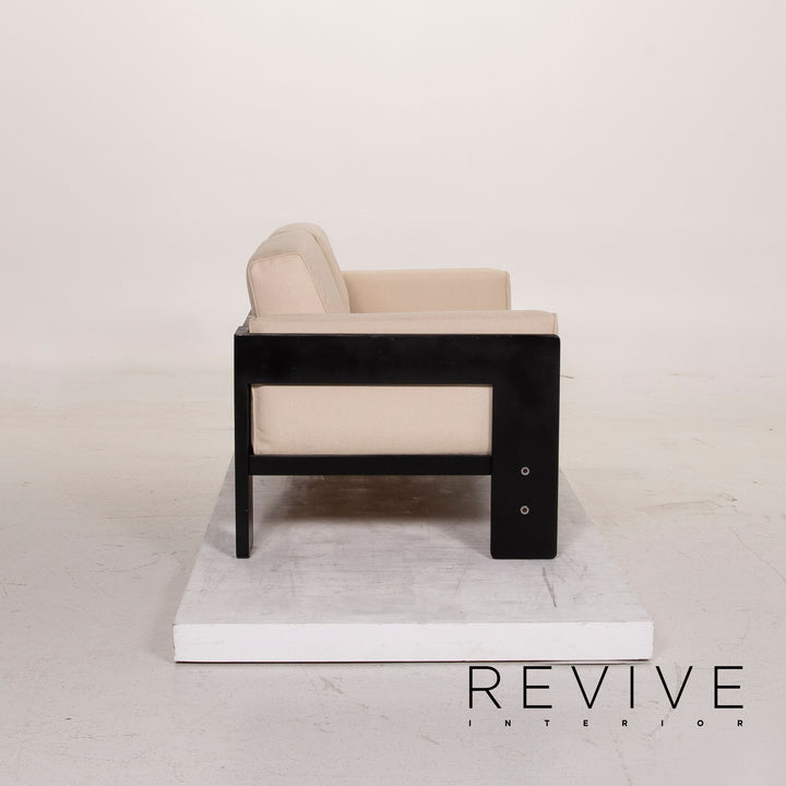 Knoll International Bastiano Stoff Sofa Garnitur Creme 1x Dreisitzer 1x Zweisitzer Neubezug #15395