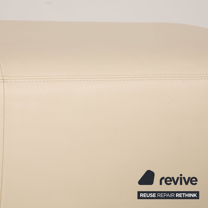 Koinor Avanti Leder Hocker Creme