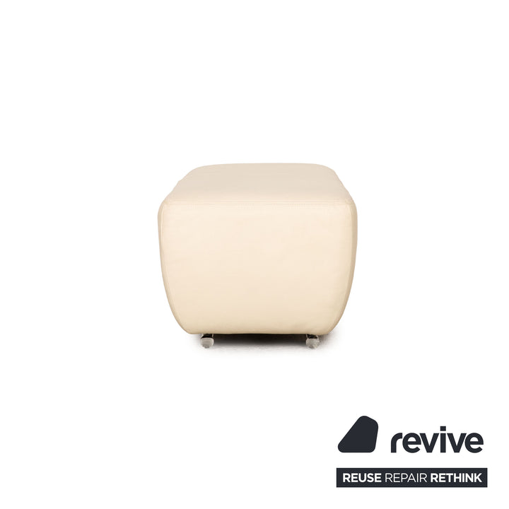 Koinor Avanti Leder Hocker Creme