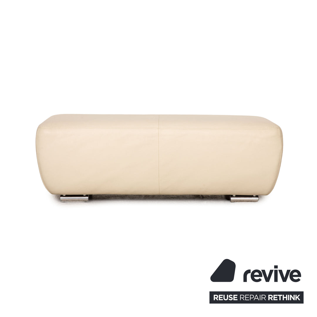 Koinor Avanti Leder Hocker Creme