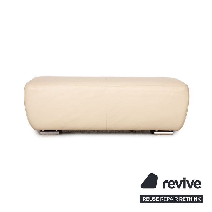 Koinor Avanti Leder Hocker Creme