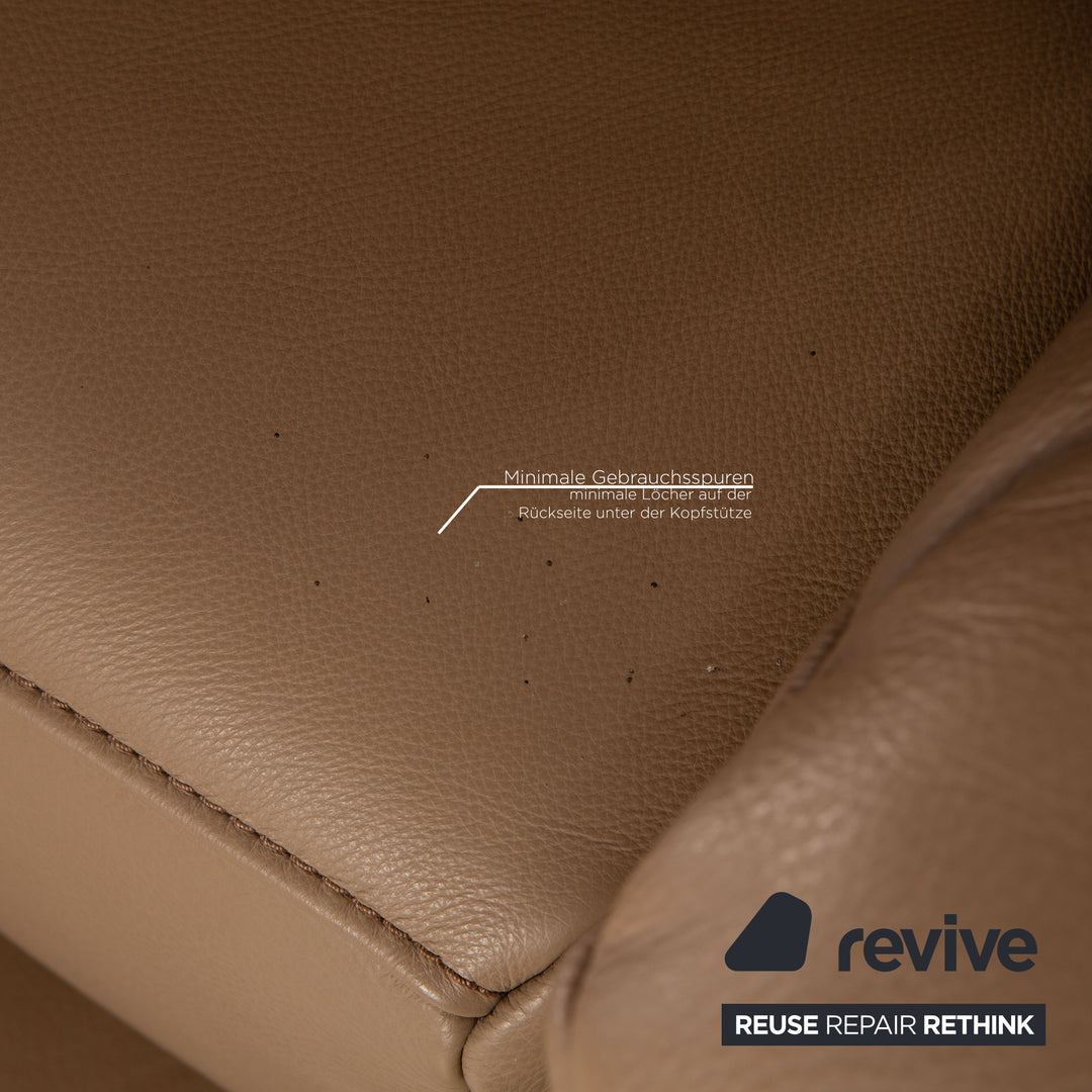 Koinor Avanti Leather Sofa Brown Corner Sofa Couch Function